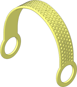 Strap  2 x 16 with End Rings (Formed Handle)