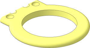 ~Strap  2 x 16 with End Rings - Ring End Segment