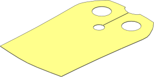 Minifig Cape Cloth with Straight Side