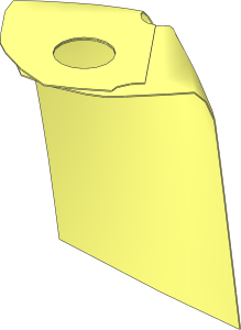 Minifig Cape Cloth with Straight Side (Formed)