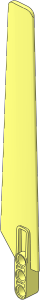 Technic Rotor Blade 19L with Beam  3L Bent Right
