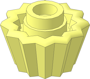 Minifig Food Cupcake with Hollow Stud