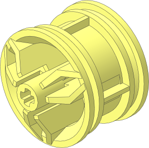 Wheel Rim 20 x 30 with  3 Dual Angled Spokes and  4L Hub