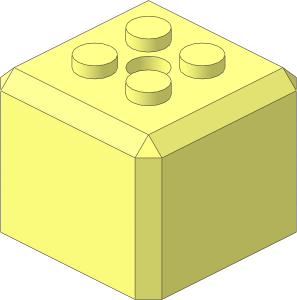 Plate  2 x  2 with Truncated Cube Extension