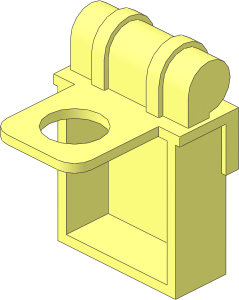 Minifig Backpack Non-Opening