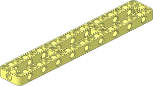 Technic Beam 19 x  3 with Three Open Areas  5 x  1