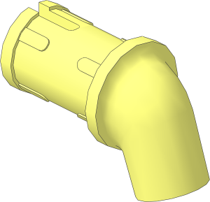 Figure Arm with Friction Pin for Minifig Hand