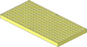 Scala Base 44 x 22 x  2 with  8 Holes