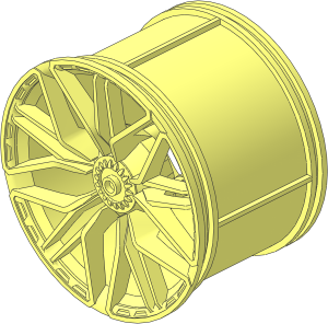 Wheel Rim 42 x 62 with 20 Spokes and  3 Pins
