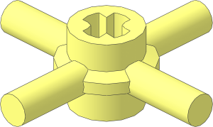 Bar  1L Quadruple with  1L Axlehole Hub