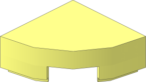 Tile  1 x  1 Corner Round