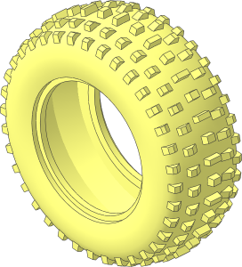 Tyre 28/ 57 x 43 Off Road