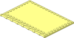 Plate 10 x 16 with Handles on One Side and Studs on All Edges