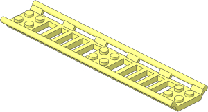 Ladder  2.5 x 16 with Three  2 x  2 Studs