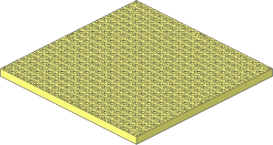 Scala Base 44 x 44 x  2 with 12 Holes
