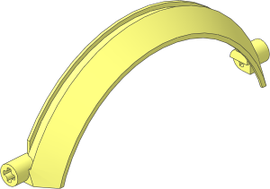 Technic Panel 13 x  2 x  5 Mudguard Arched Extension