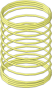 ~Technic Competition Cannon Spring (Compressed)