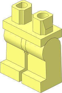 Minifig Hips and Legs (Standing)