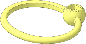 Ring  4 x  4 with Ball Closure (Mock-Up)