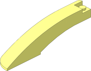 Slope 10 x  2 x  2 Curved with Rounded Corner - Right