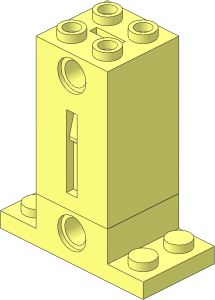 Brick  2 x  4 x  5 Spring Loaded (Compressed)