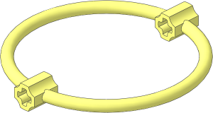 Ring  7 x  7 with 2 Axle Holes