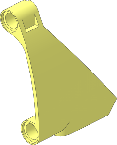 Technic Panel Fairing Smooth Left #63 (Wide Medium Triangle)