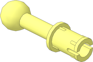 Technic Pin with Friction and Towball on  1L Bar
