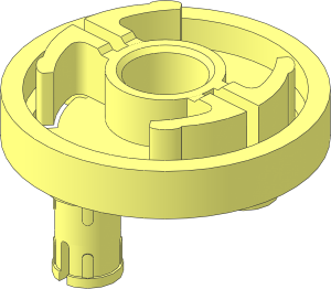 Technic Rotation Joint Socket with Two Friction Pins
