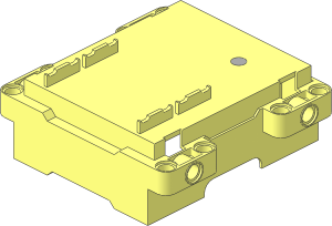 ~Electric Control+ Hub Bottom with Screw Holes with Electric Contacts