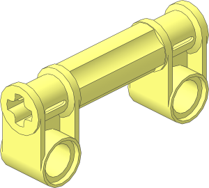 Technic Cross Block  2 x  4 Split (Pin/Axle/Axle/Pin)