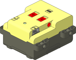 Electric Powered Up 2 Port Battery Box with Screw Opening