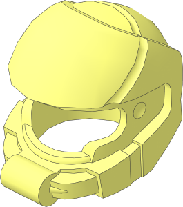 Minifig Helmet Space with Front Handle