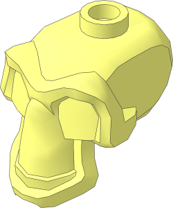 Minifig Head Skeleton with Stud