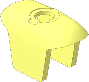 Minifig Body and Shoulder Armour Smooth