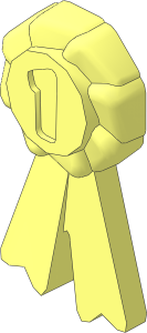 Figure Friends Award Ribbon with Number One