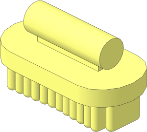Minifig Brush Oval