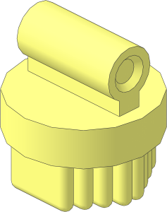 Minifig Brush Round