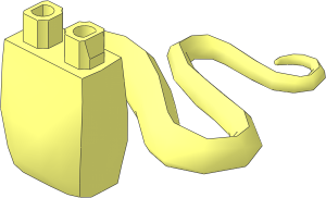 Minifig Hips Snake Tail