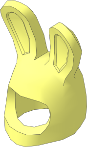 Minifig Headdress Rabbit