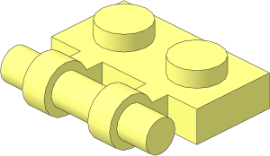Plate  1 x  2 with Handle