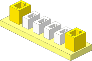 | Brickstuff 1:4 Expansion Adapter Board with Pico Connectors
