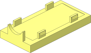 ~| Circuit Cubes Cubit Motor Case Bottom