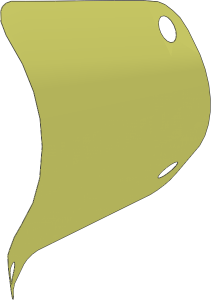 Sail 11 x  9 Trapezoidal (Formed Shape 2)