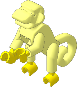 Animal Monkey (Complete, Standing)