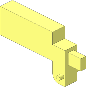 ~Garage Door Counterweight with Dual Hinge Pins