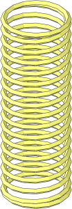 ~Spring for Brick  2 x  4 x  5 Spring Loaded (Compressed)