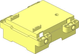 ~Electric Powered Up 2 Port Battery Box Bottom with Screw Holes