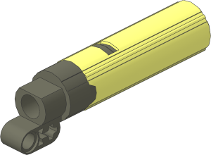 Technic Linear Actuator  8 x  2 x  2 Body Assembly