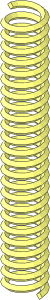 Technic Shock Absorber  9L Thick Spring (Compressed)
